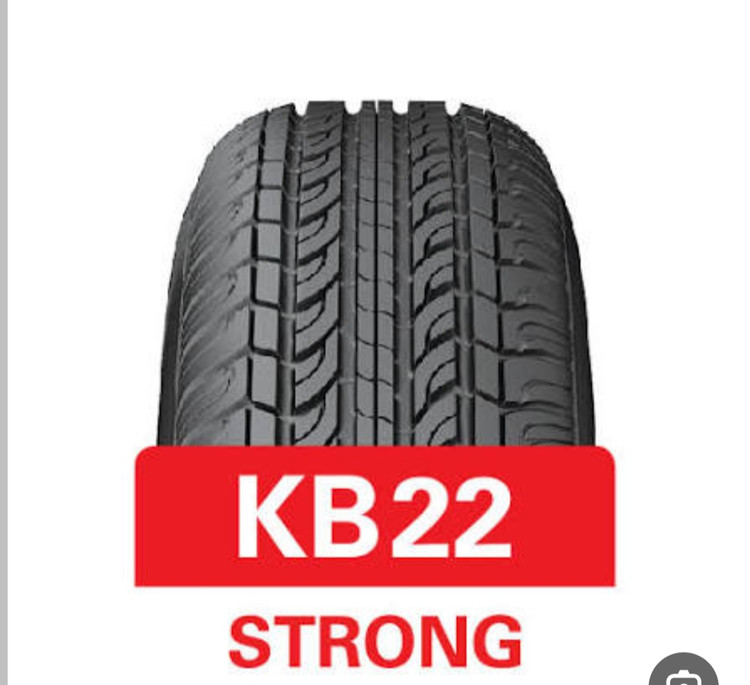 دو حلقه لاستیک پژو کویر تایر سایز185/65/14 گل kb22