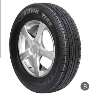 دو حلقه لاستیک پژو کویر تایر سایز185/65/14 گل kb22
